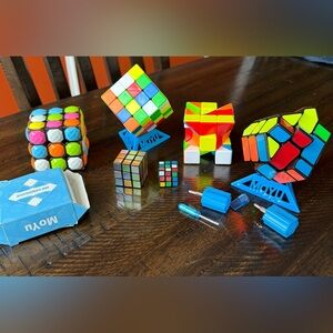 Multicolor Puzzle Cube Collection